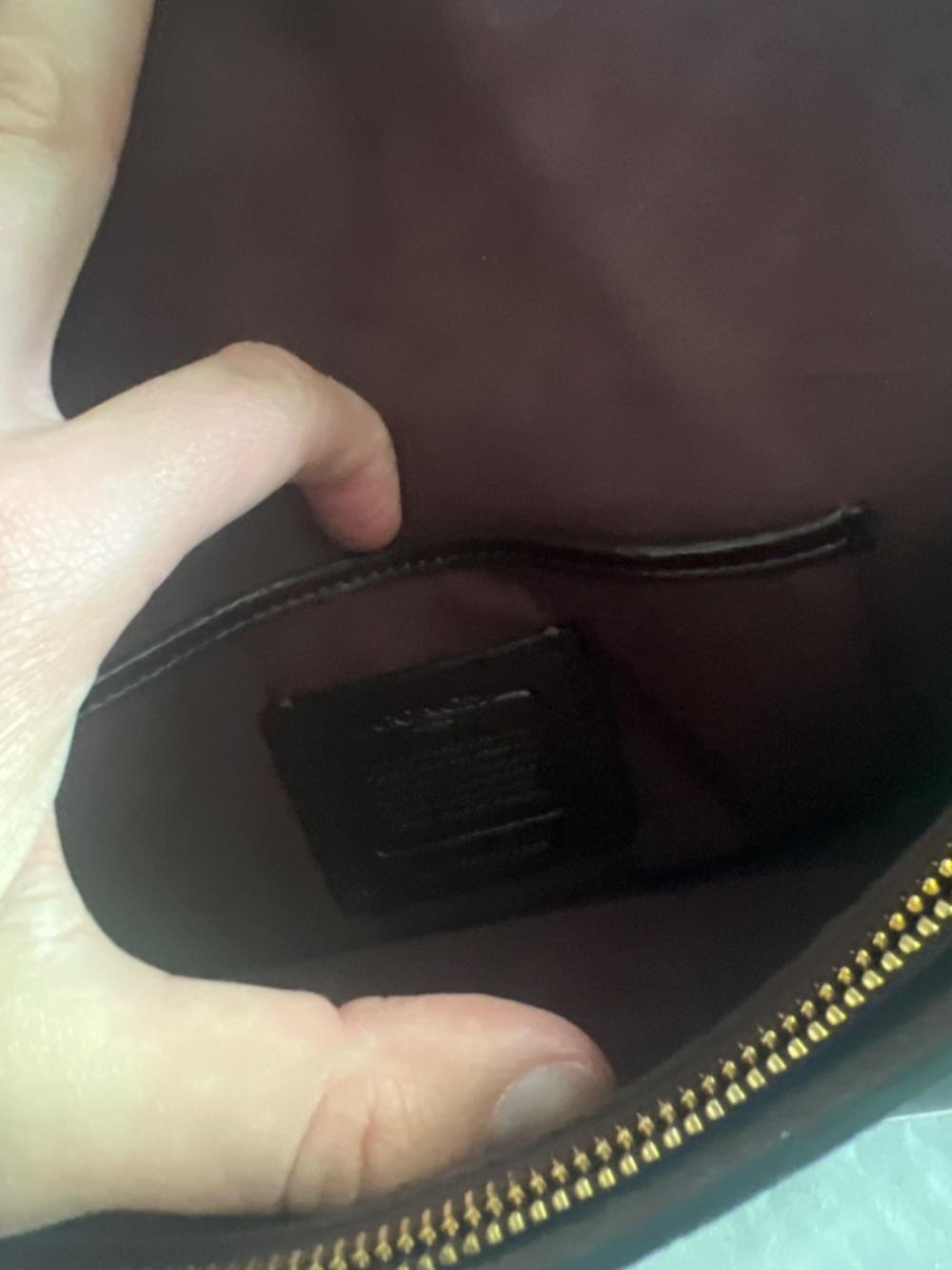 coach shoulder tabby bag with snakeskin detail - Picture 5 of 6